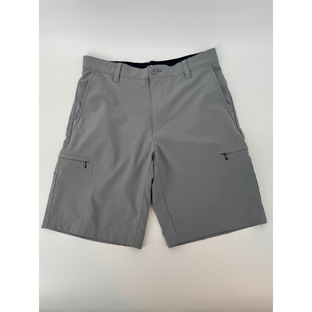 IZOD Golf Mens Gray Performance Cargo Stretch Shorts 30W 45BG203031